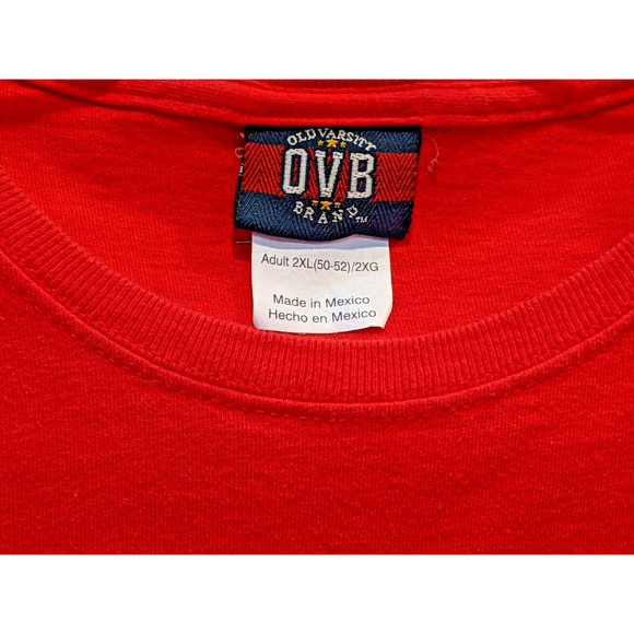 Western Red T-Shirt Women's 2XL Embroidered Cowgirl Boots Bright READ - Picture 5 of 6